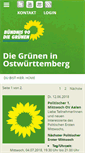 Mobile Screenshot of gruene-aalen.de